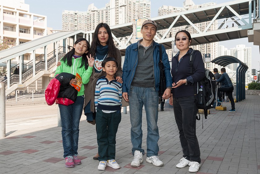 Family and Friends. High-schoolmate and family. Hong Kong. .