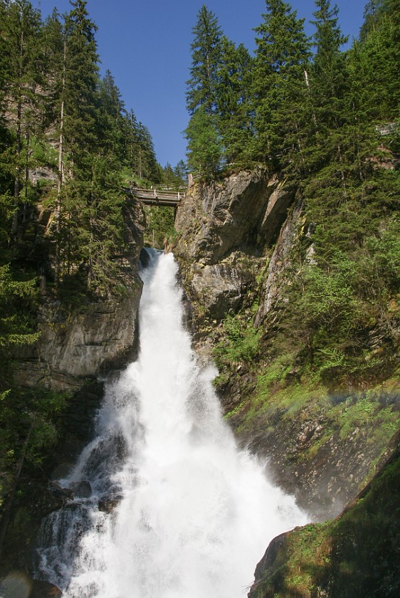 Alpine Path Durch die Höll. Waterfall. Ramsau am Dachstein. .