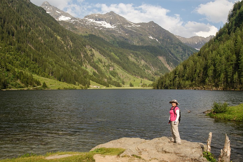 Alpine Path Durch die Höll. Riesachsee. Ramsau am Dachstein. .