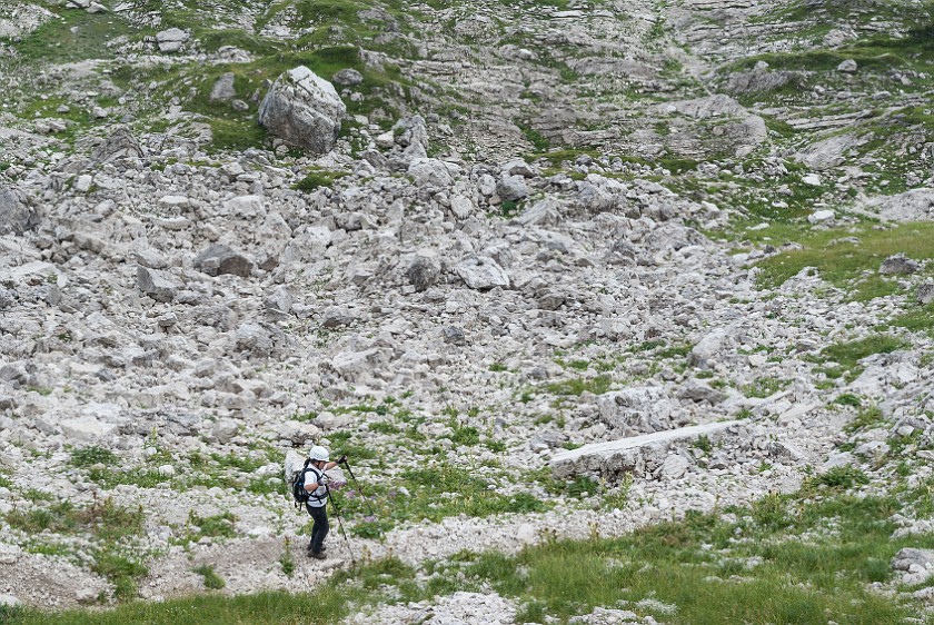 Hindelanger Klettersteig. Koblat plateau. Oberstdorf. .