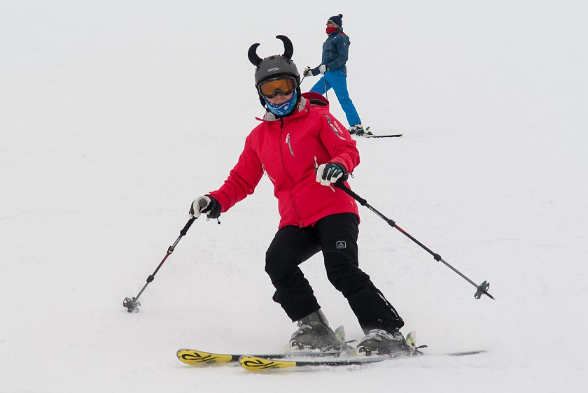 Cristallo. Skiing. Cortina D'Ampezzo. .