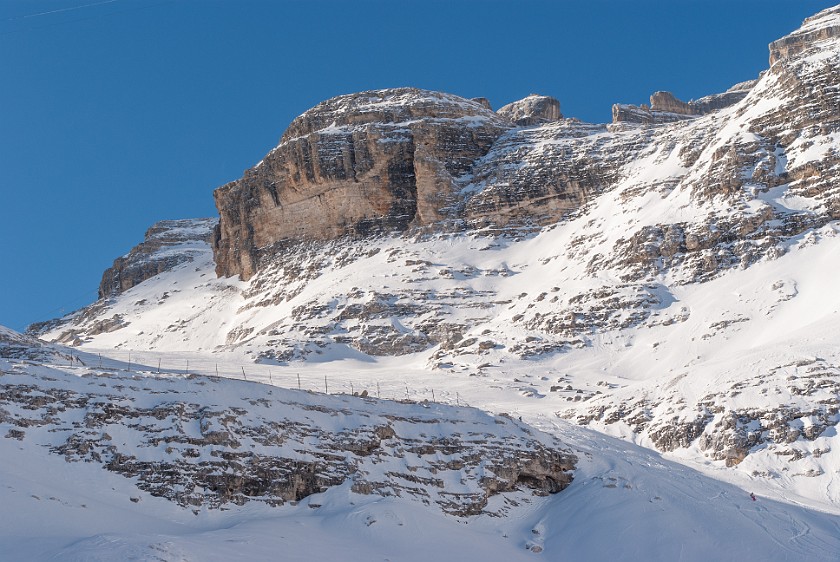 Tofana. Slope. Cortina D'Ampezzo. .