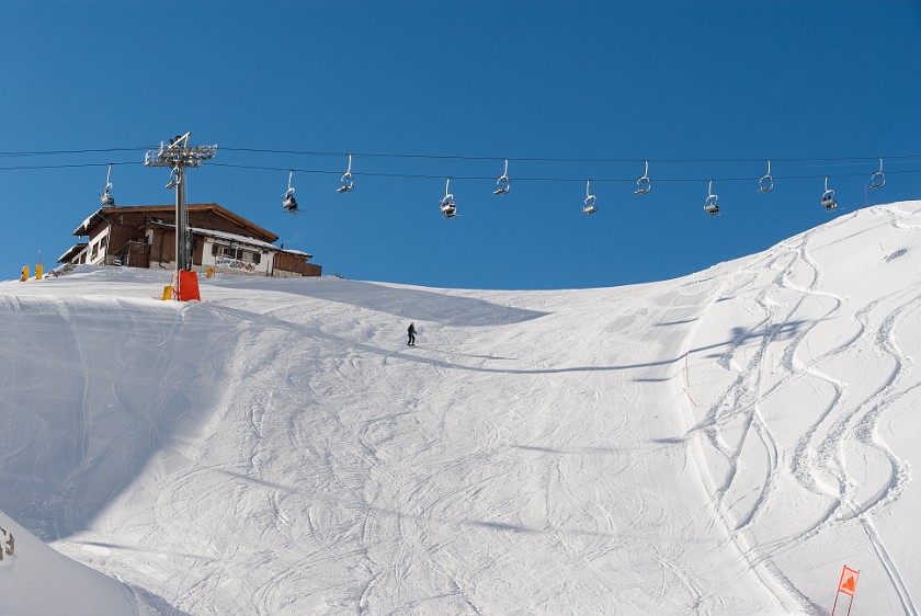 Tofana. Slope. Cortina D'Ampezzo. .