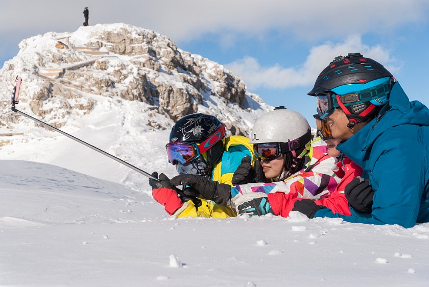 Lagazuoi, Second Day. Group. Cortina D'Ampezzo. .