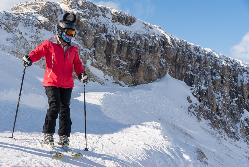 Lagazuoi, Second Day. Skiing. Cortina D'Ampezzo. .