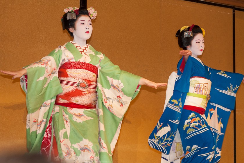 Gion Corner Performances. Kyo-mai dance. Kyoto. .