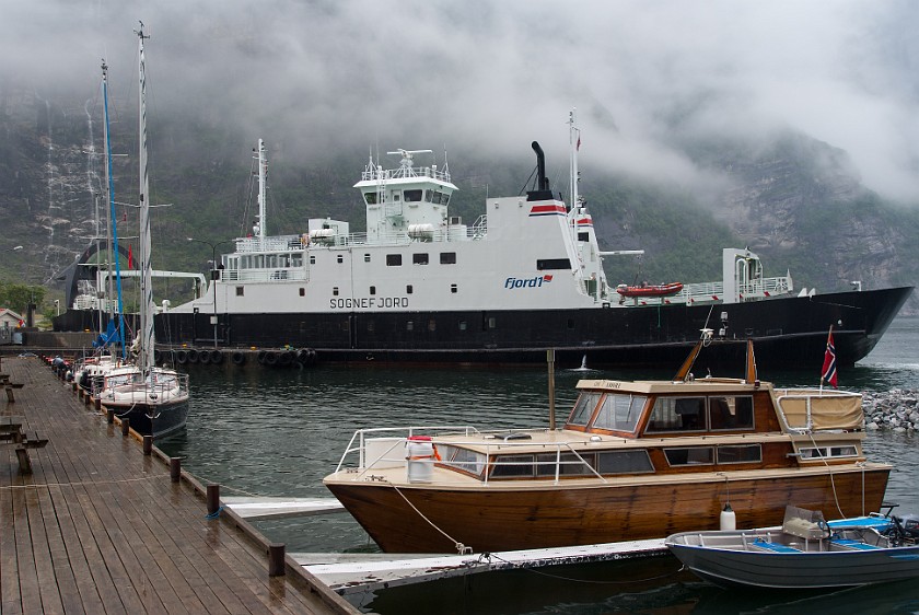 Lysefjord. Ferry at Lysebotn. Lysebotn. .