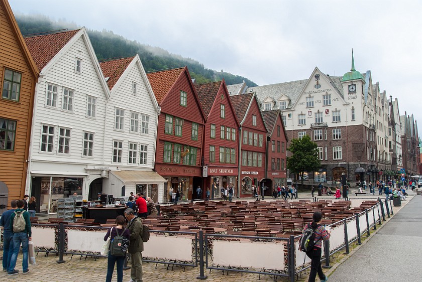 Bergen. Old town. Bergen. .