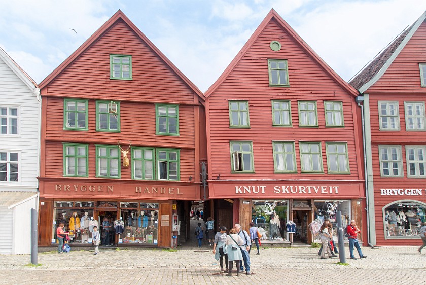 Bergen. Old town. Bergen. .