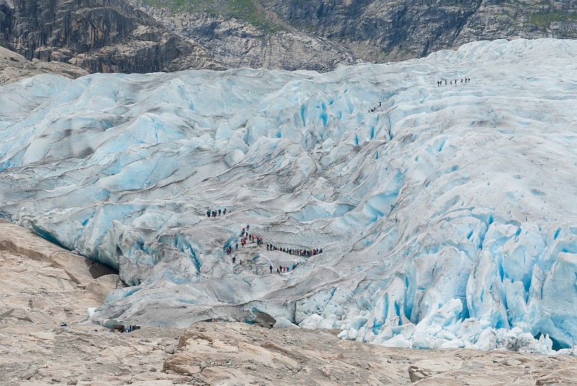 Nigardsbreen Glacier. Glacier. near Gjerde. .