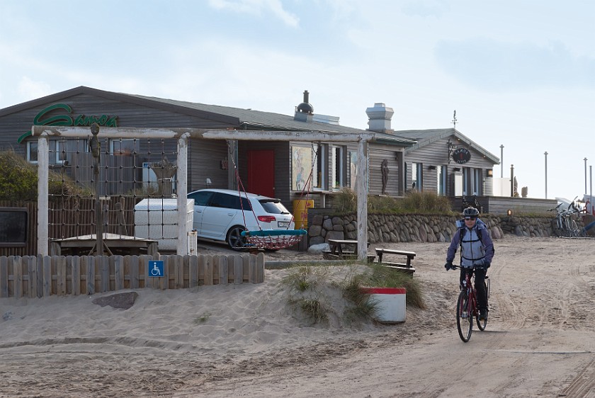 Southern Sylt. Restaurant at the Samoa beach. Rantum. .