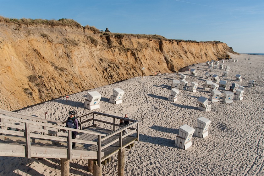 Northern Sylt. Red cliff. Kampen. .