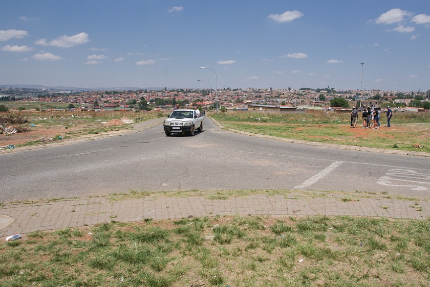 Soweto. Bicycle tour in the Soweto township. Johannesburg. .