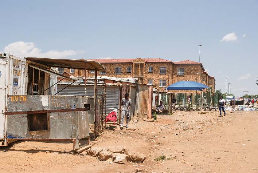 Soweto. Public housing project. Johannesburg. .