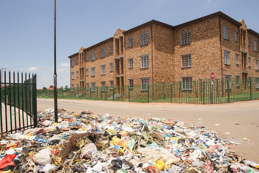 Soweto. Public housing project. Johannesburg. .