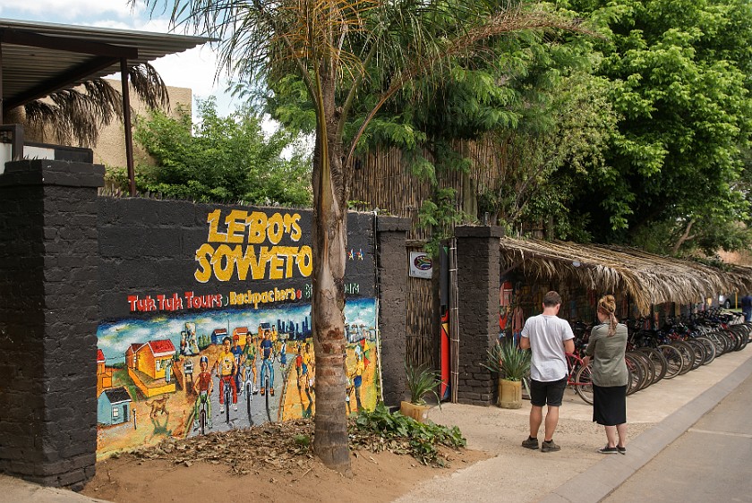 Soweto. Lebo's Soweto backpackers lodge. Johannesburg. .