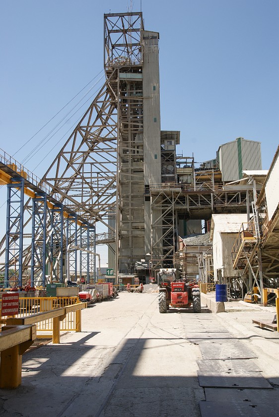 Cullinan Diamond Mine Underground Tour. Winding tower. Cullinan. .