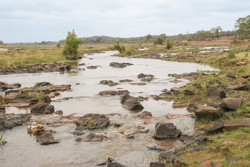 Kruger National Park. Olifants river. Olifants Rest Camp. .