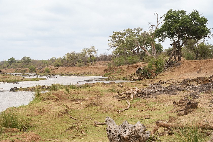 Kruger National Park. Olifants river. Olifants Rest Camp. .