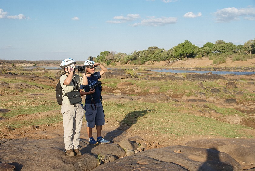 Kruger National Park. Olifants river. Olifants Rest Camp. .