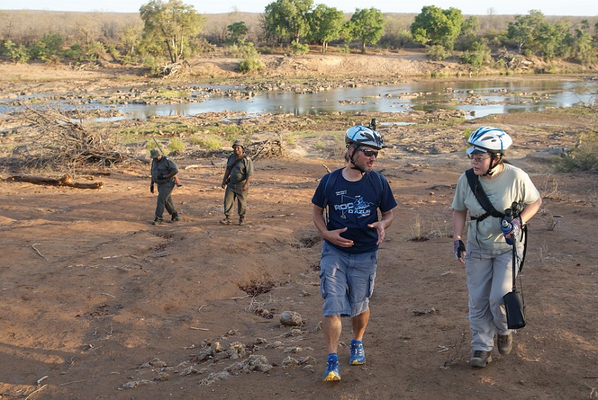 Kruger National Park. Olifants river. Olifants Rest Camp. .