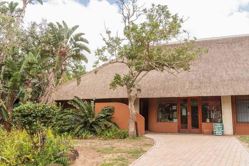 Crocodile Centre. Main building. St. Lucia. .