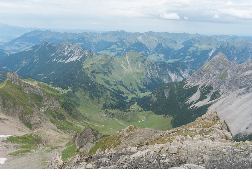 Hike to the Summit of the Rote Wand. Klesenzaalpe. near Lech. .
