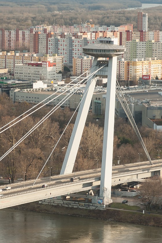 Bratislava. New bridge. Bratislava. .
