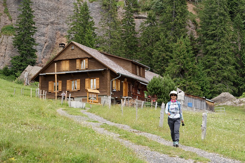 Mount Rigi. Mountain hut near Klösterli. near Rigi Klösterli. .