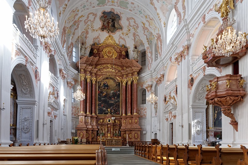 Lucerne. Jesuit church. Lucerne. .