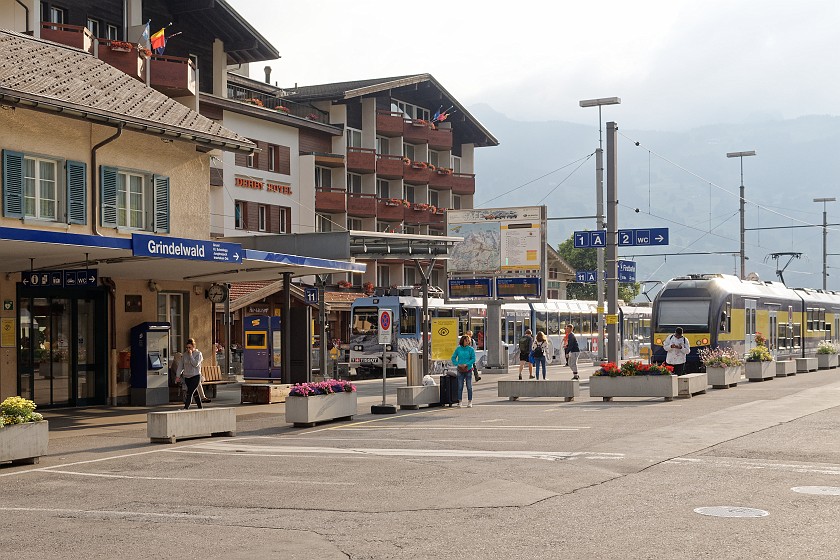 Grindelwald. Grindelwald train station. Grindelwald. .