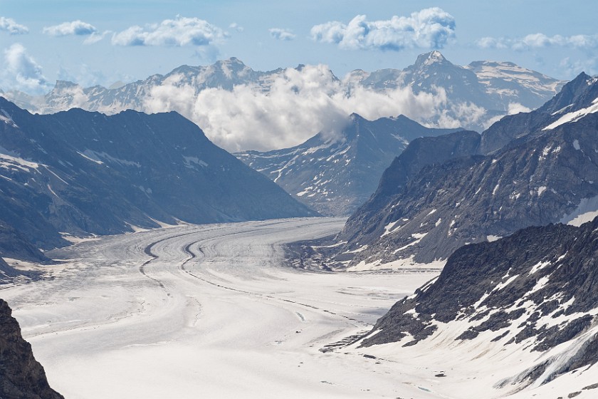Jungfraujoch. Aletsch glacier. near Grindelwald. .