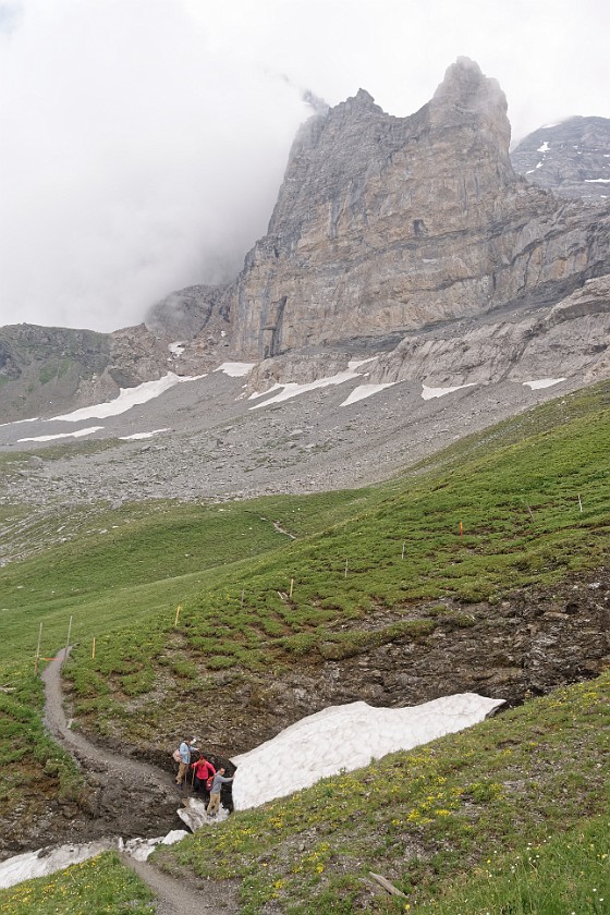 Eiger Trail . Rotstock. near Grindelwald. .