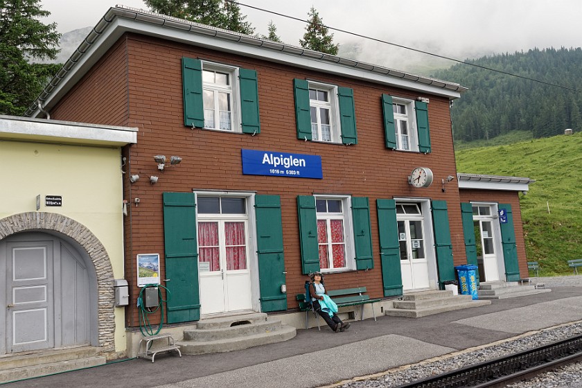 Eiger Trail . Alpiglen station. near Grindelwald. .