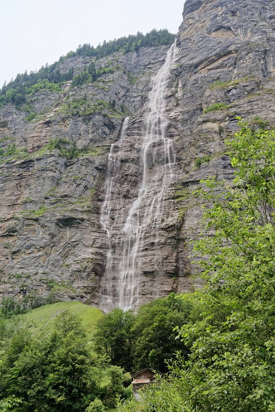 Trümmelbach Waterfalls. Mürrenbachfall. near Lauterbrunnen. .