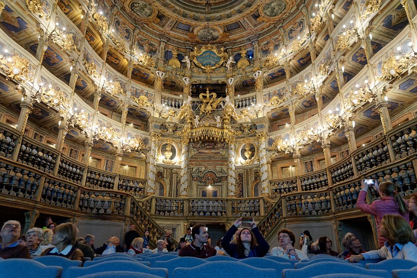 Bayreuth Festival. Inside the margravial opera house. Bayreuth. .