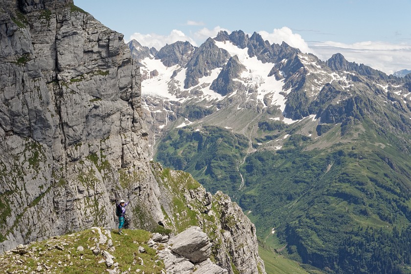 Tälli Via Ferrata. Climbing. Gadmen. .