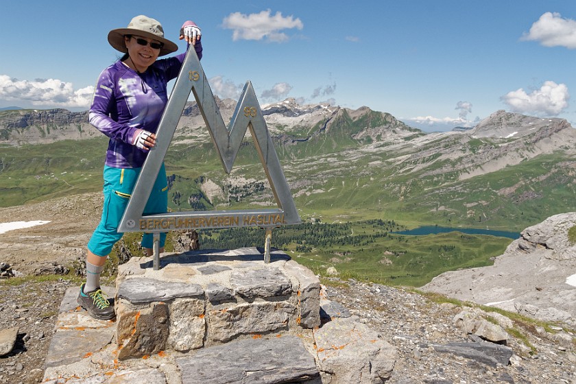 Tälli Via Ferrata. Summit. Gadmen. .