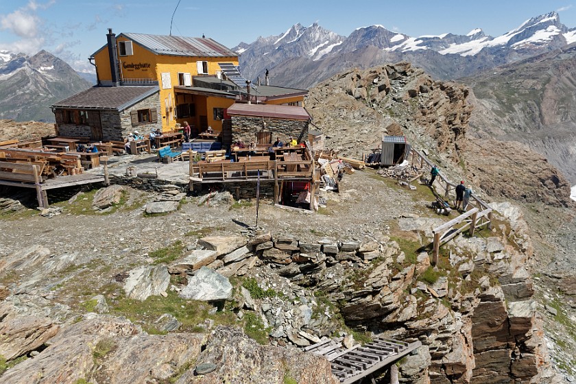 Matterhorn. Gandegg hut. Zermatt. .