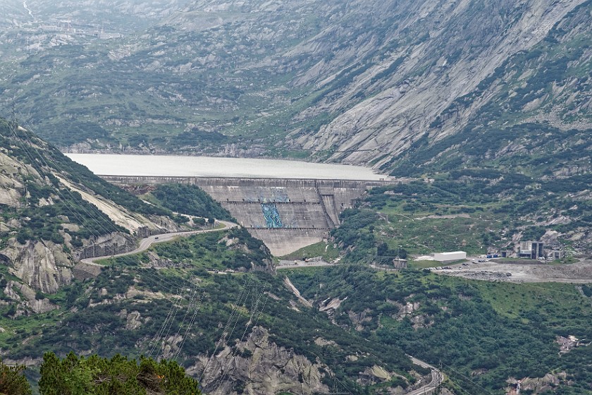 Räterichsboden Dam and Power Plant. Dam. Guttannen. .