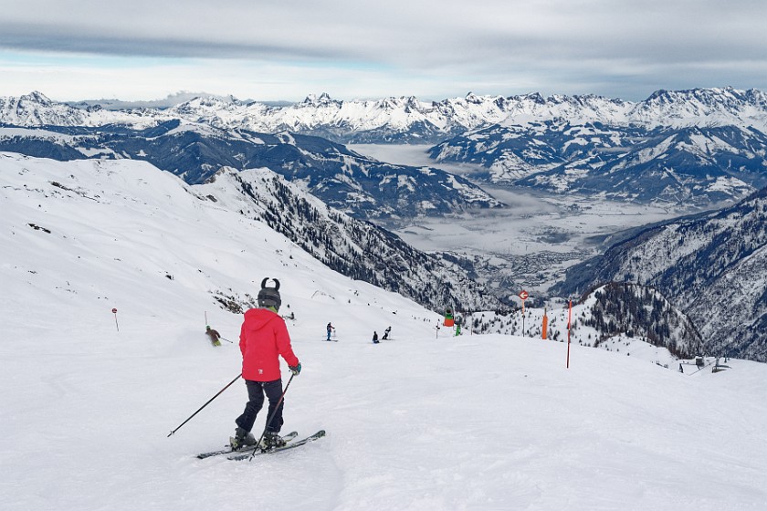 Skiing at the Kitzsteinhorn. Skiing. Kaprun. .