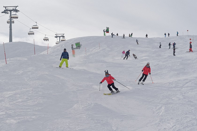 Skiing at the Kitzsteinhorn. Skiing. Kaprun. .