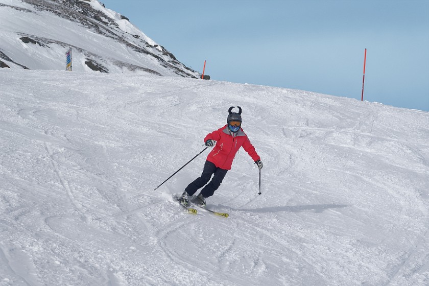 Skiing at the Kitzsteinhorn. Skiing. Kaprun. .