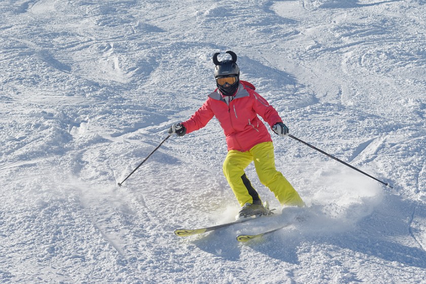 Skiing at the Kitzsteinhorn. Skiing. Kaprun. .