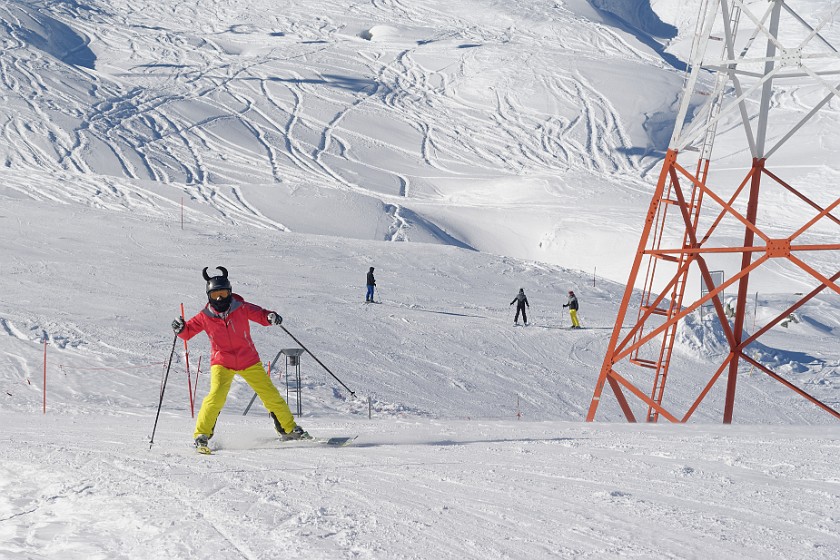 Skiing at the Kitzsteinhorn. Skiing. Kaprun. .