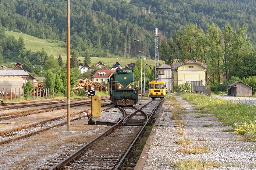 Car Train to Bohinjska Bistrica. Railcars. Bohinjska Bistrica. .