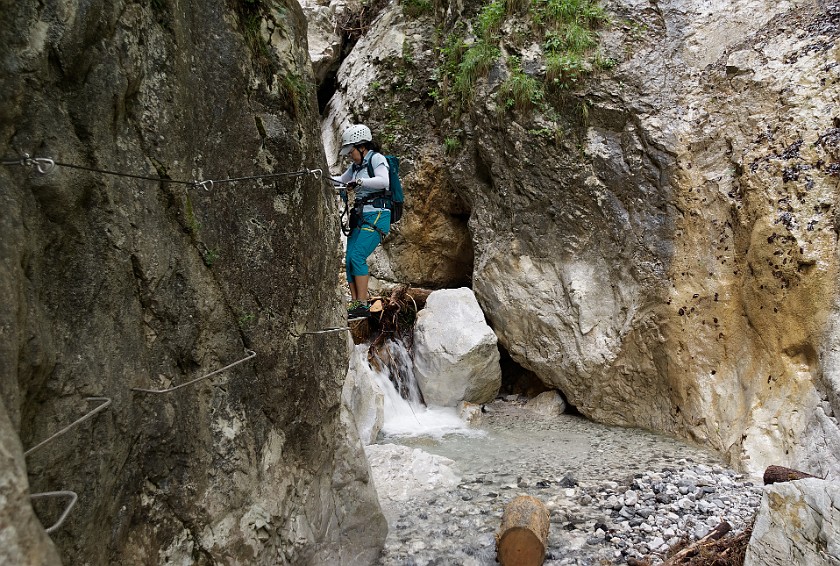 Via Ferrata Hvadnik. Climbing. Gozd Martuljek. .