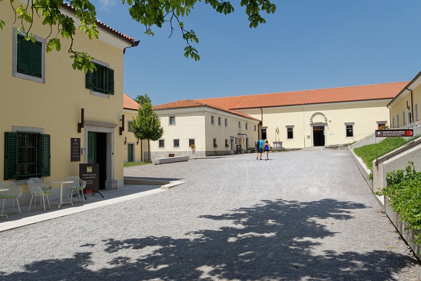Lipica Stud Farm. Main stable, museum and shop. Lipica. .