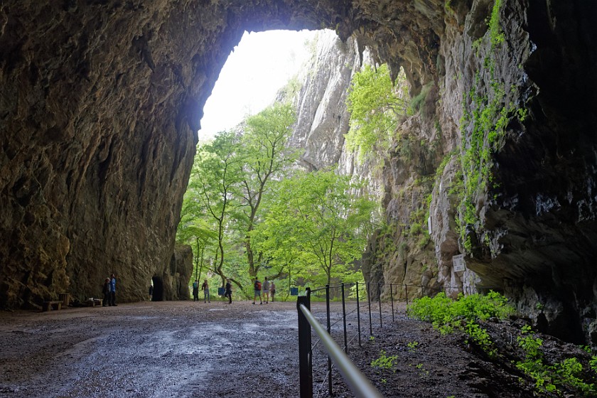 Skocjan Caves. Cave's exit. near Divača. .