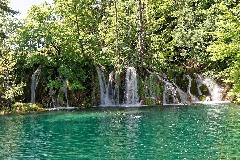 Plitvice Lakes National Park. Waterfall. Rastovača. .